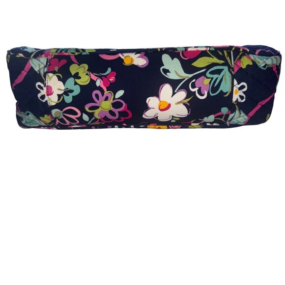 Vera Bradley Edie Satchel and Crossbody Wallet in Retired Ribbon Pattern - Picture 8 of 12